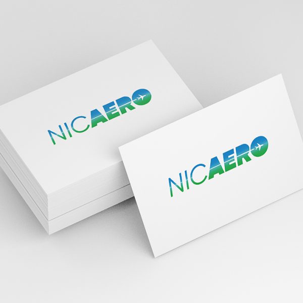 Nic Aero di Andrea Nicotera - Logo - Mockup biglietto da visita